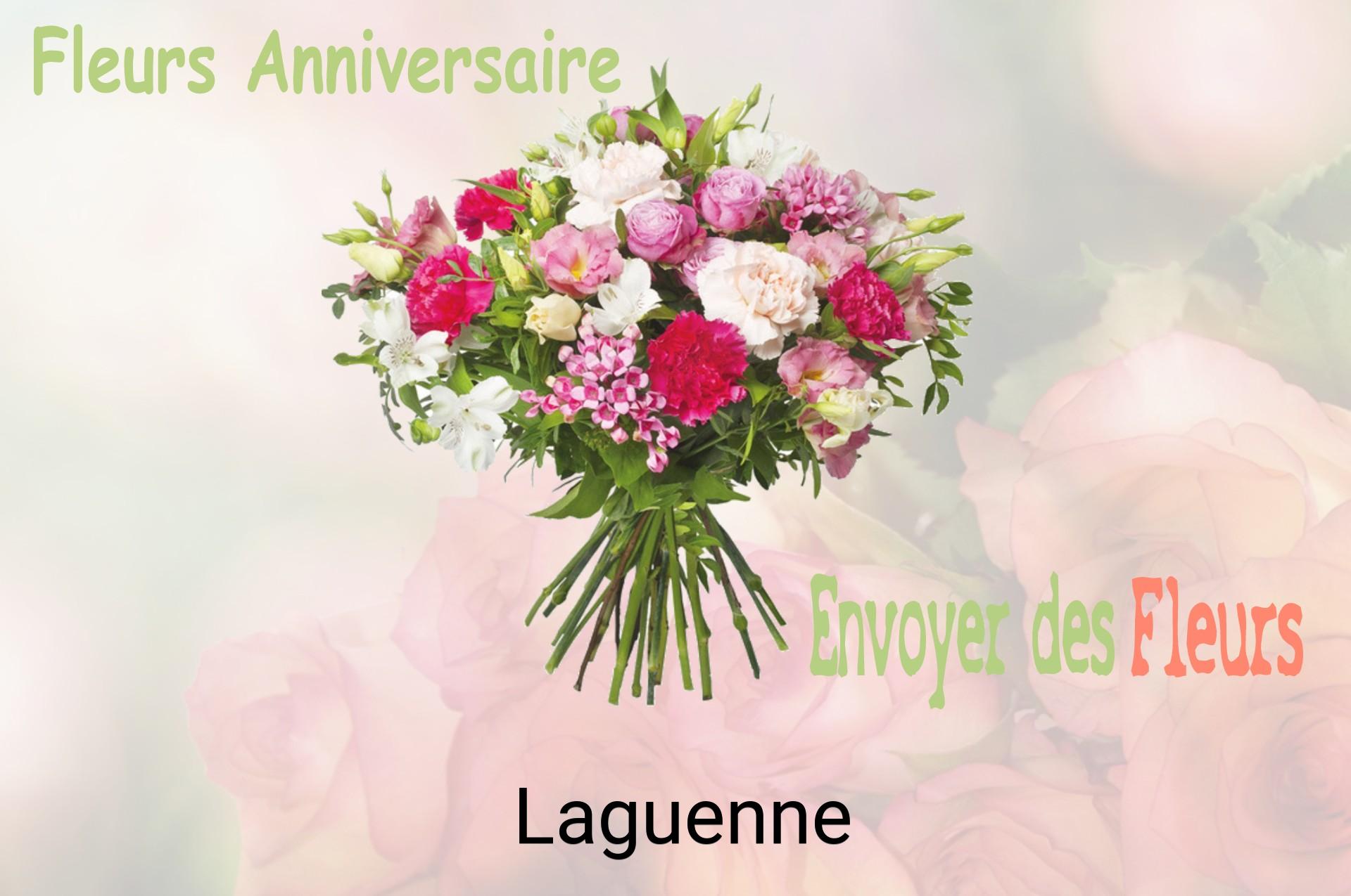 Bouquet de fleurs d’anniversaire livré à Laguenne